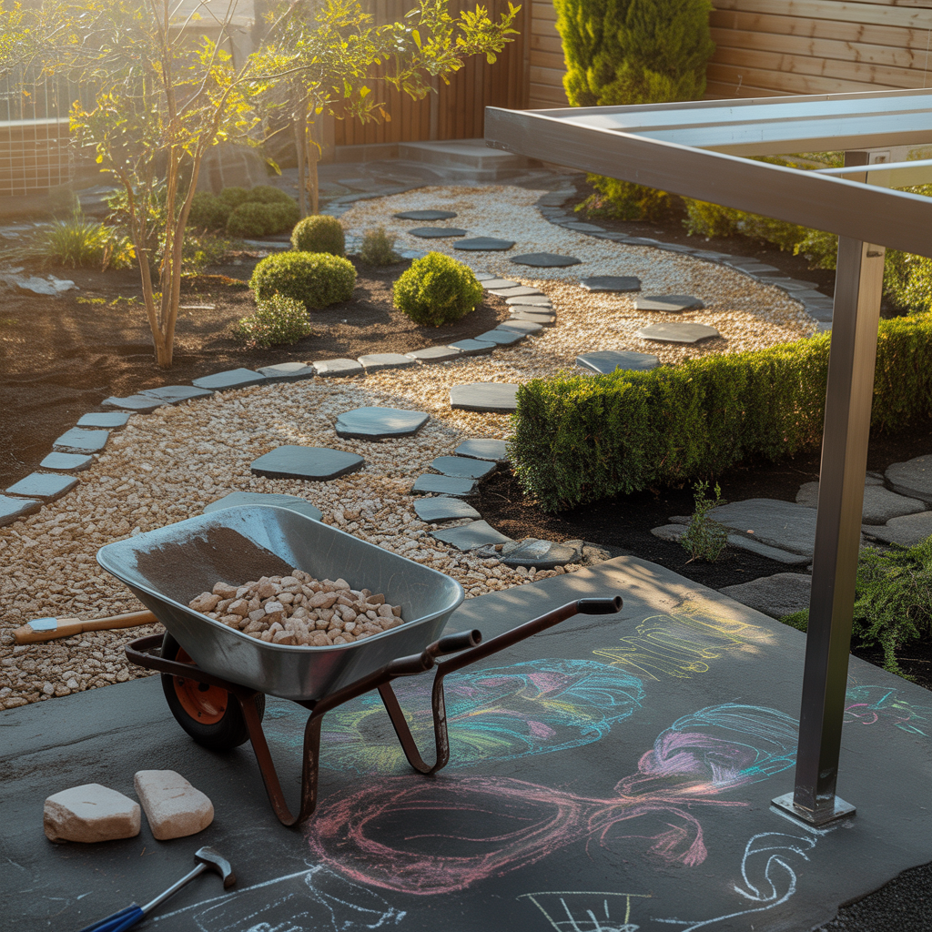 ideas for gravel pathway