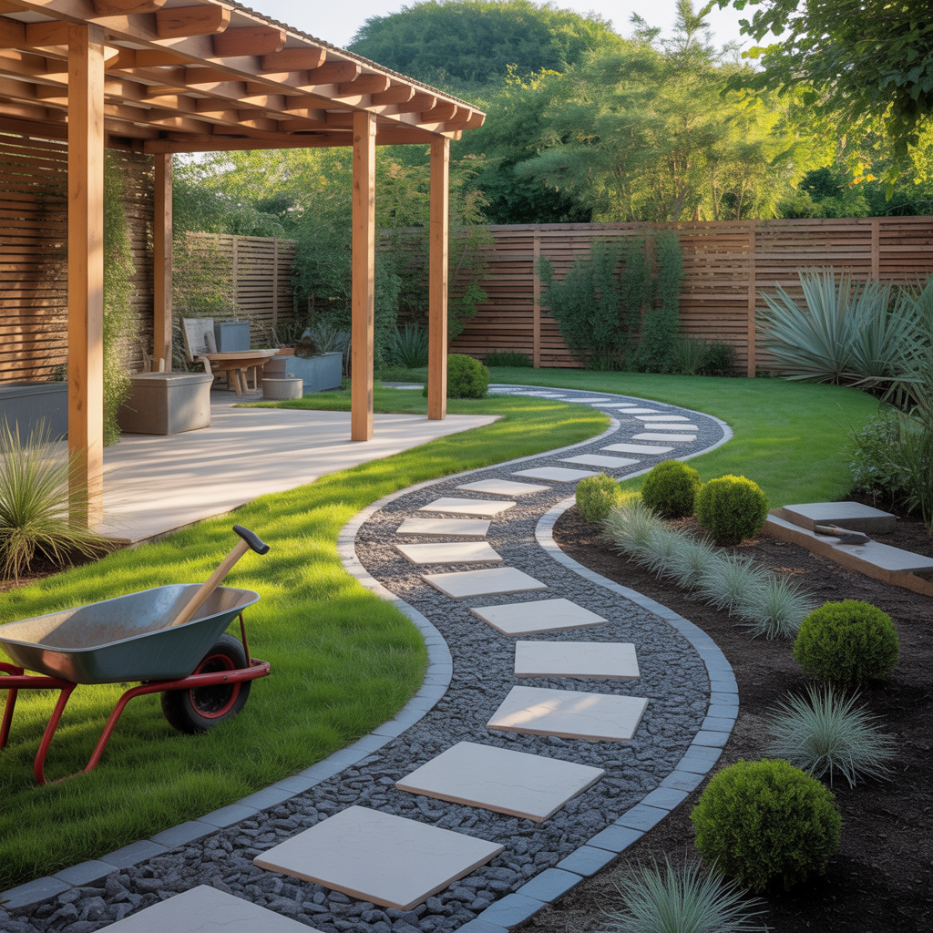 ideas for gravel pathway