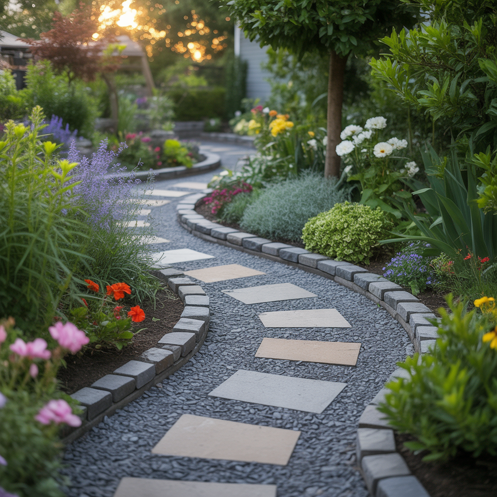 ideas for gravel pathway