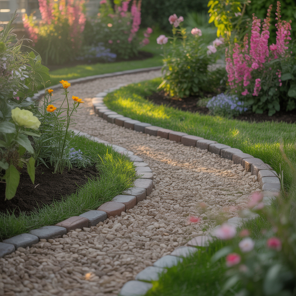 ideas for gravel pathway
