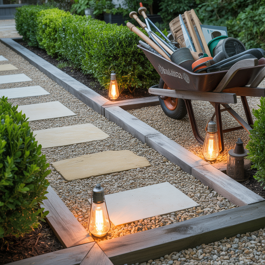 ideas for gravel pathway