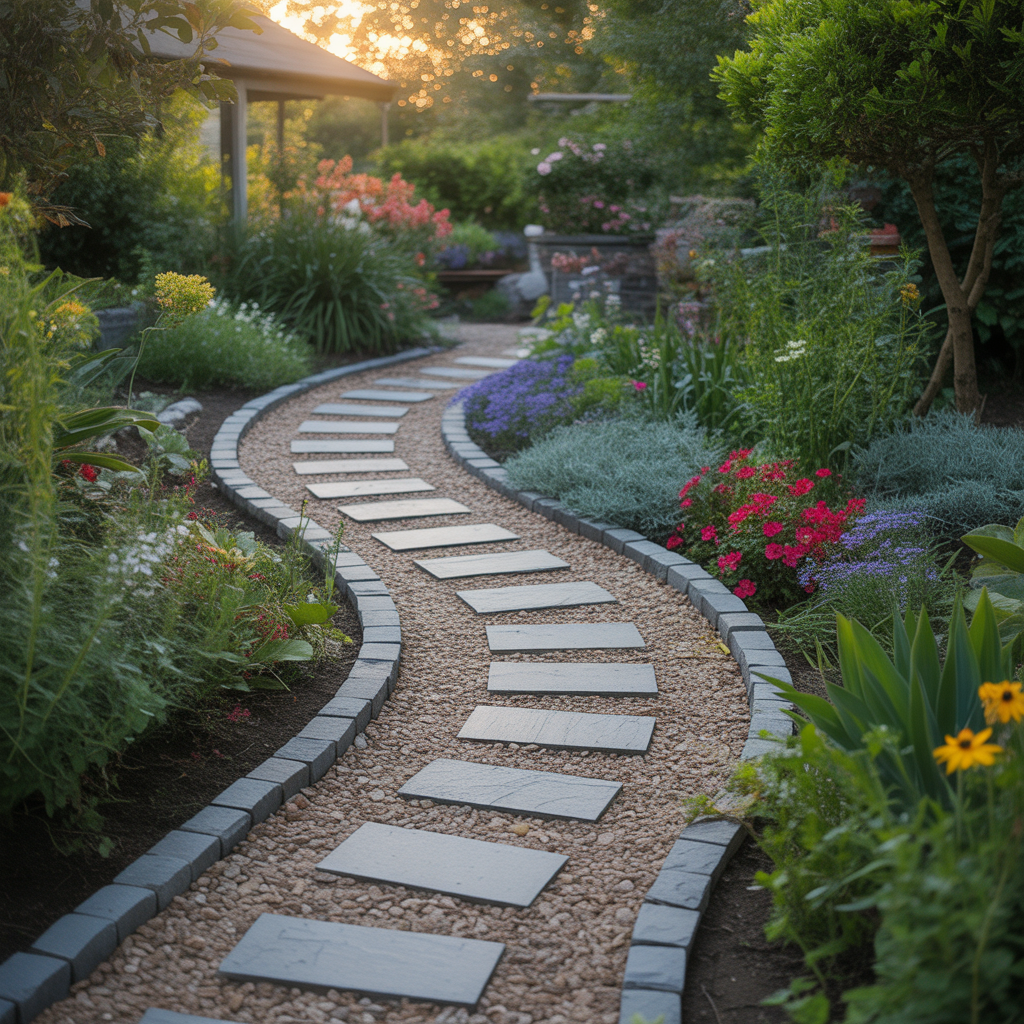 ideas for gravel pathway