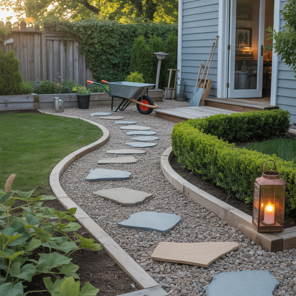ideas for gravel pathway