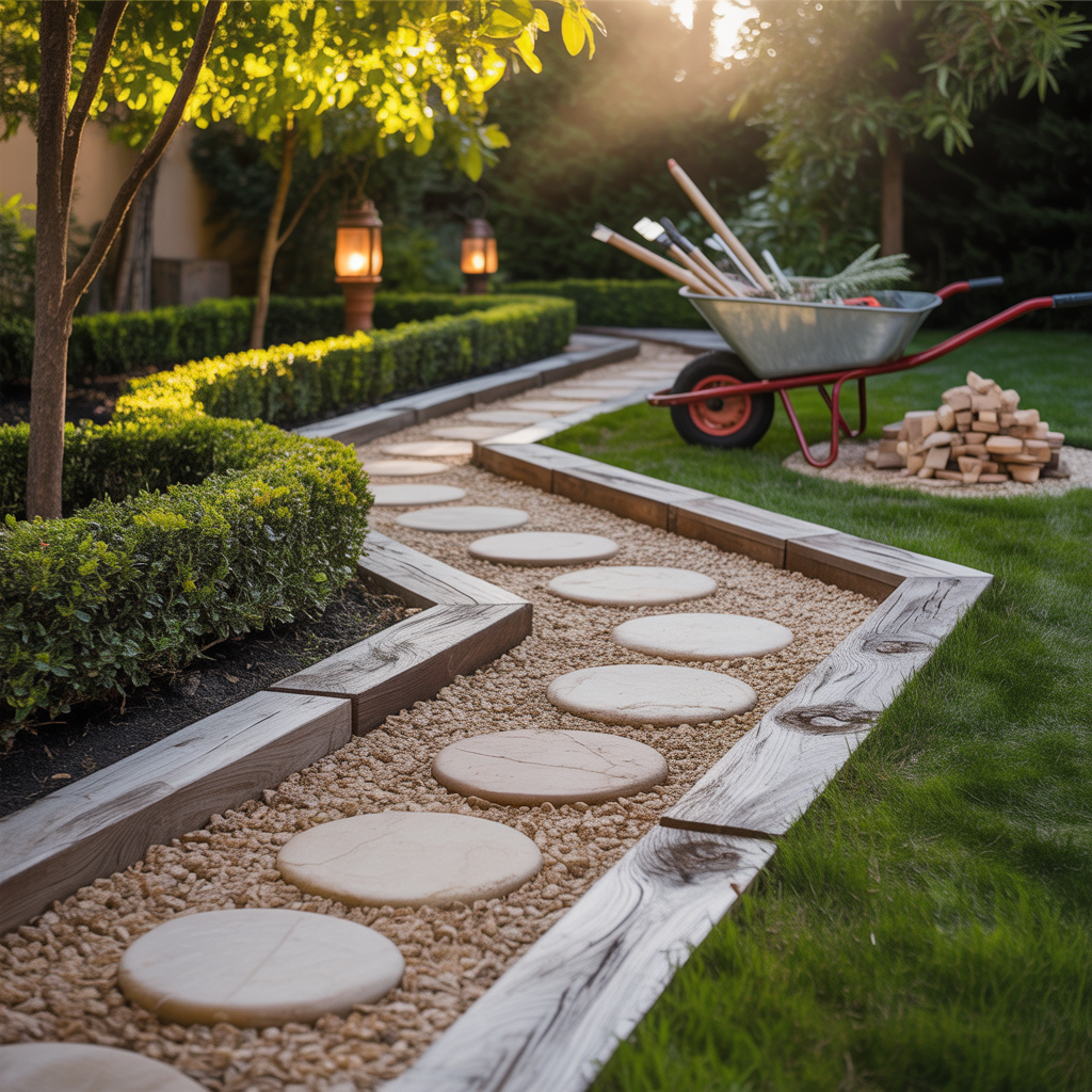 ideas for gravel pathway