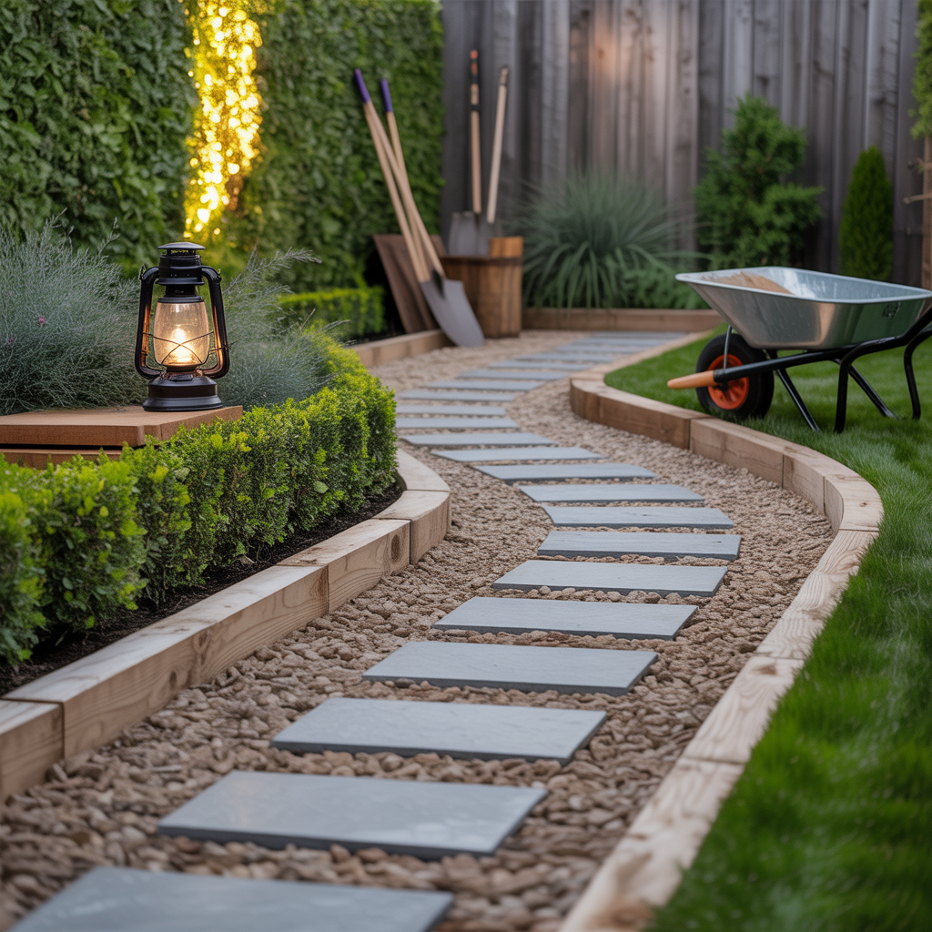 ideas for gravel pathway