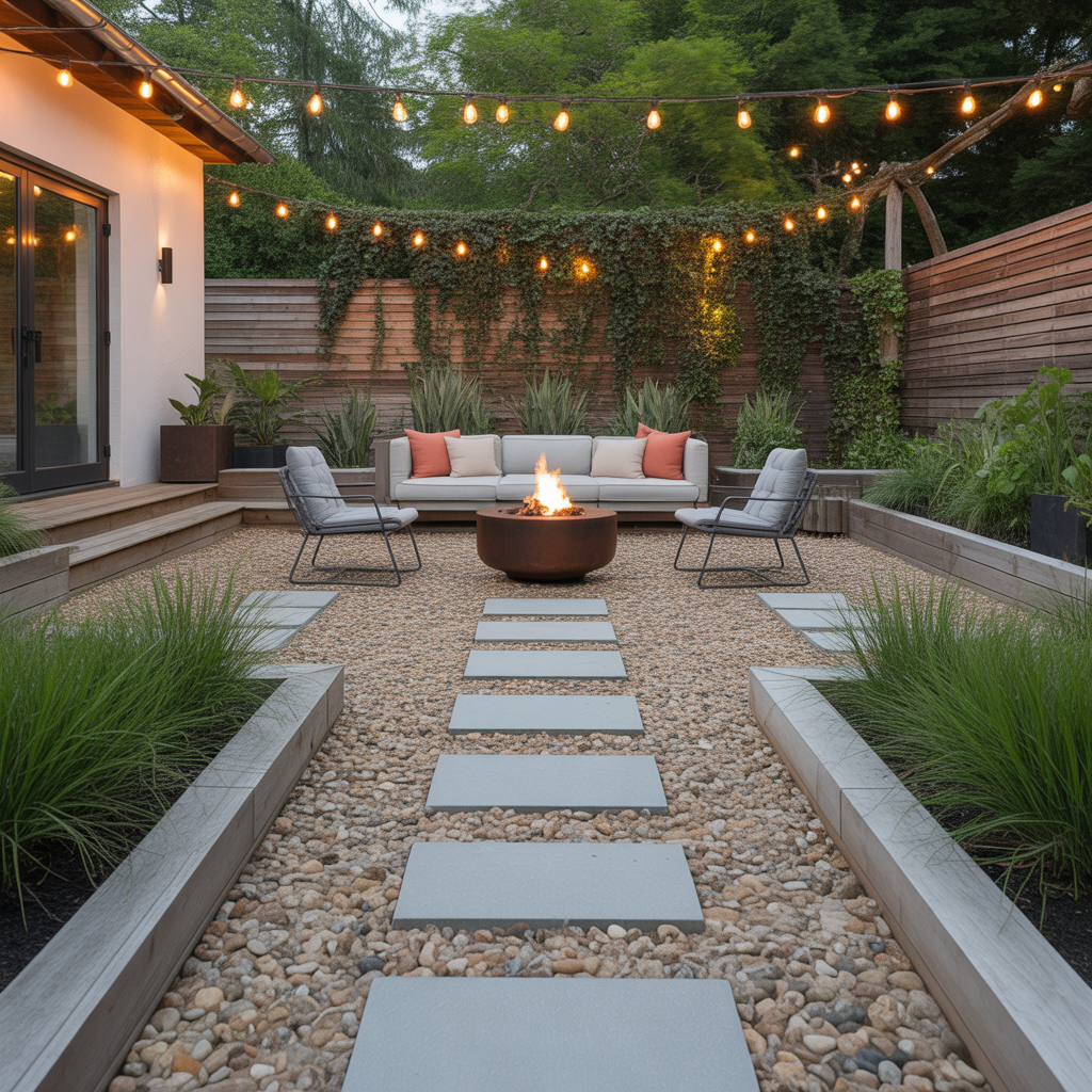 ideas for gravel patio