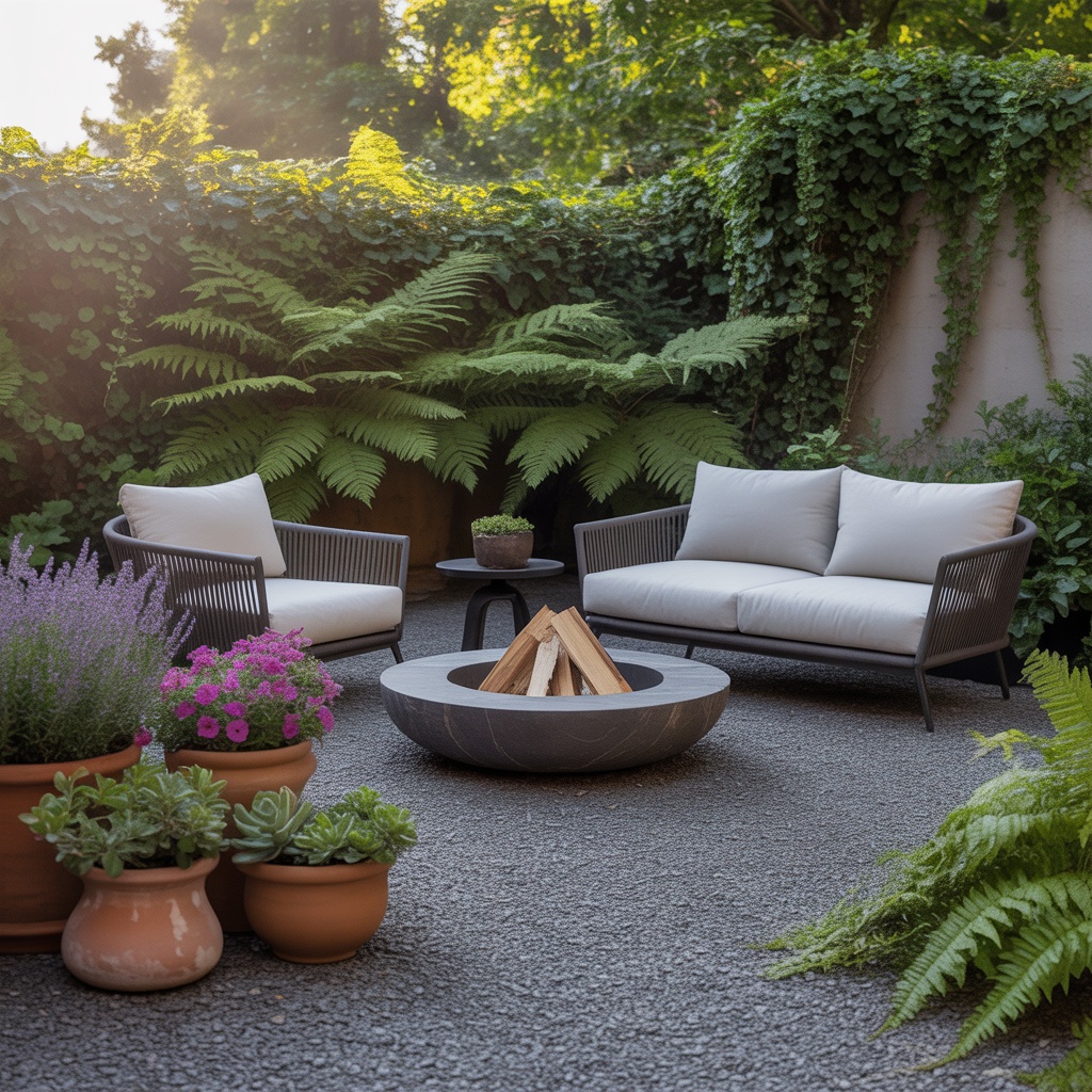 ideas for gravel patio