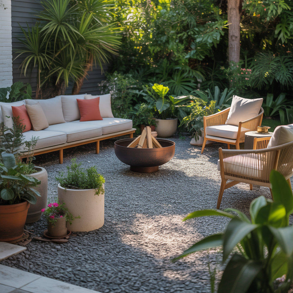 ideas for gravel patio