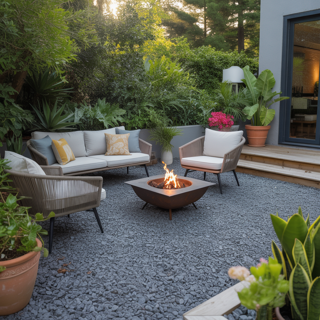 ideas for gravel patio