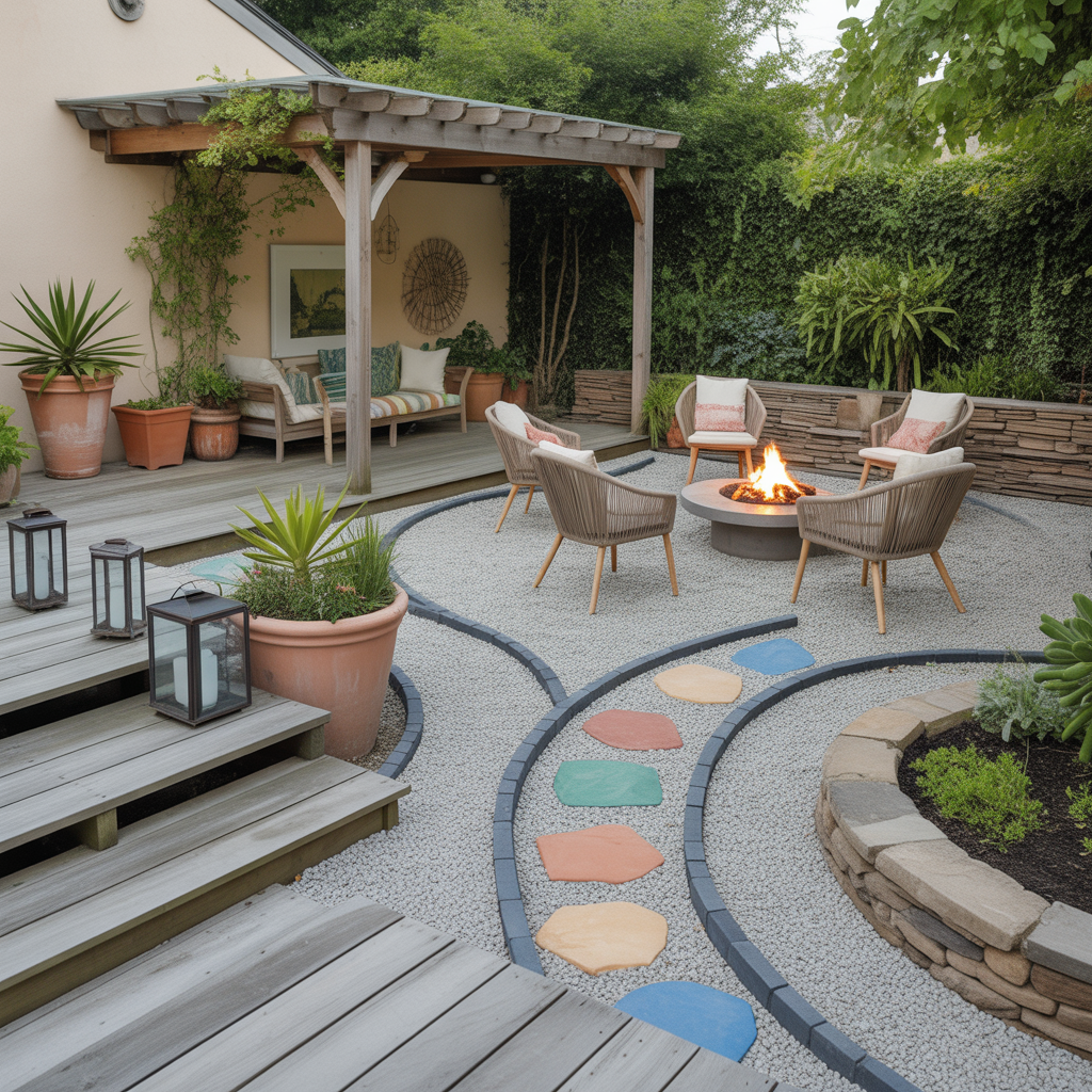ideas for gravel patio
