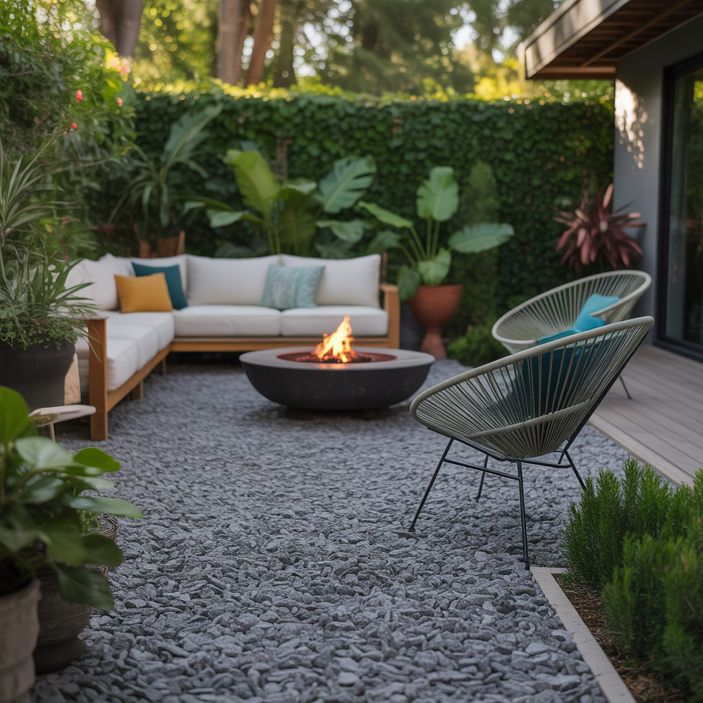 ideas for gravel patio