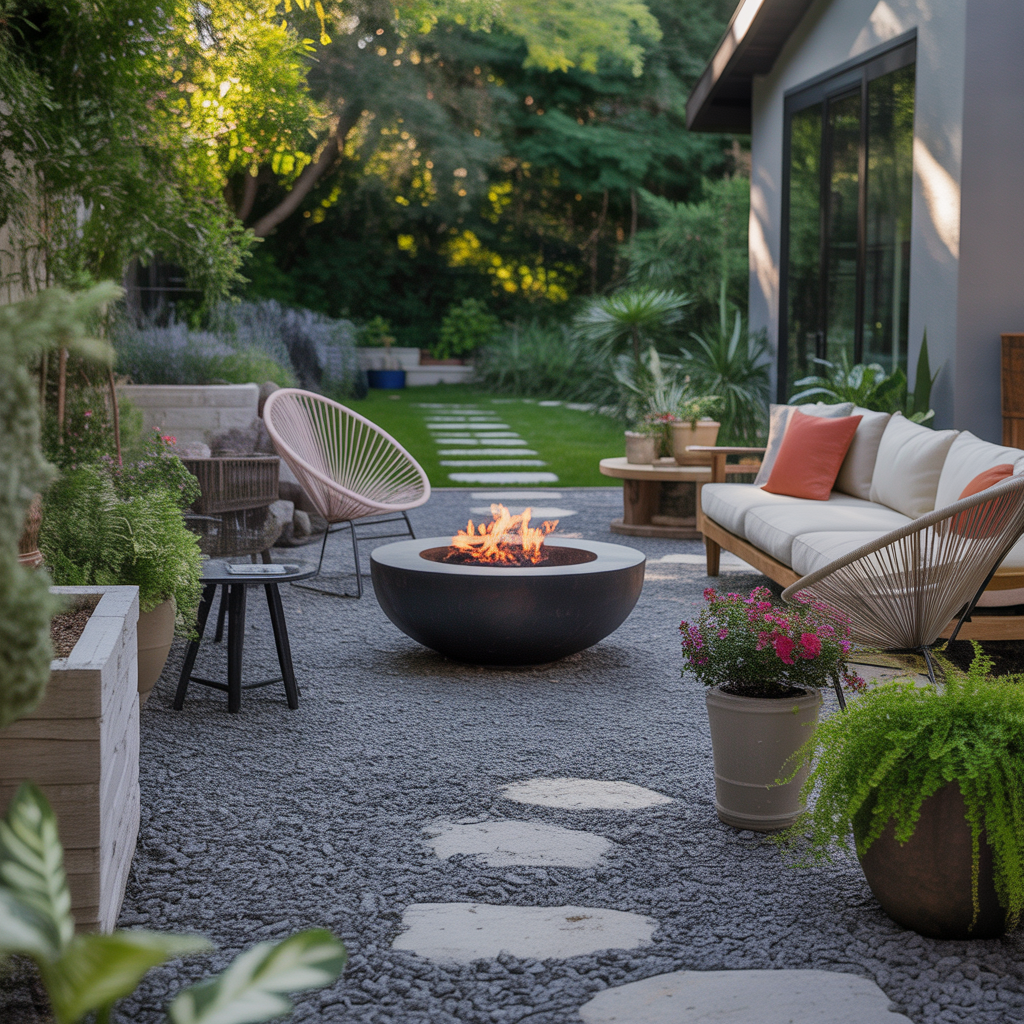 ideas for gravel patio