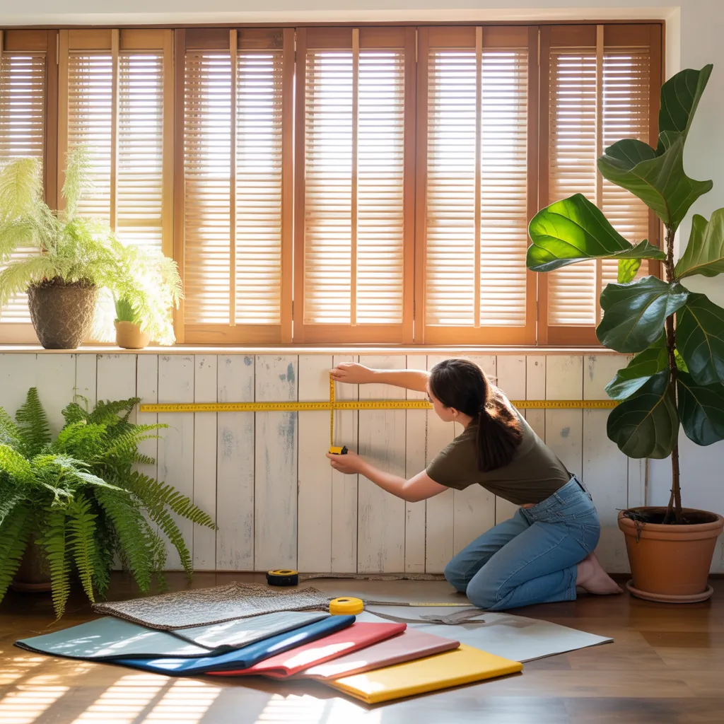 ideas for half window blinds