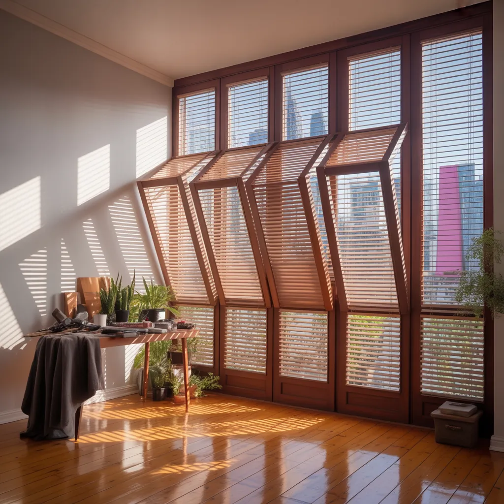 ideas for half window blinds