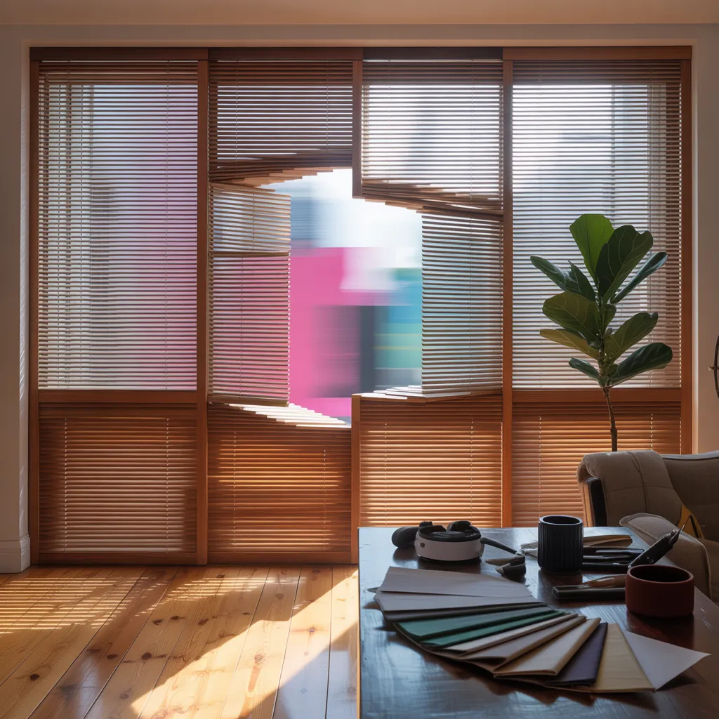 ideas for half window blinds