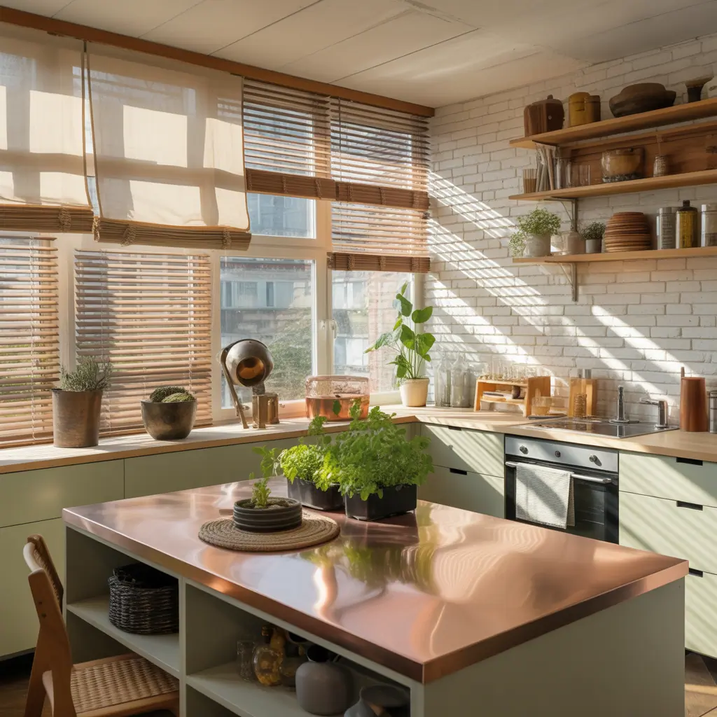 ideas for half window blinds