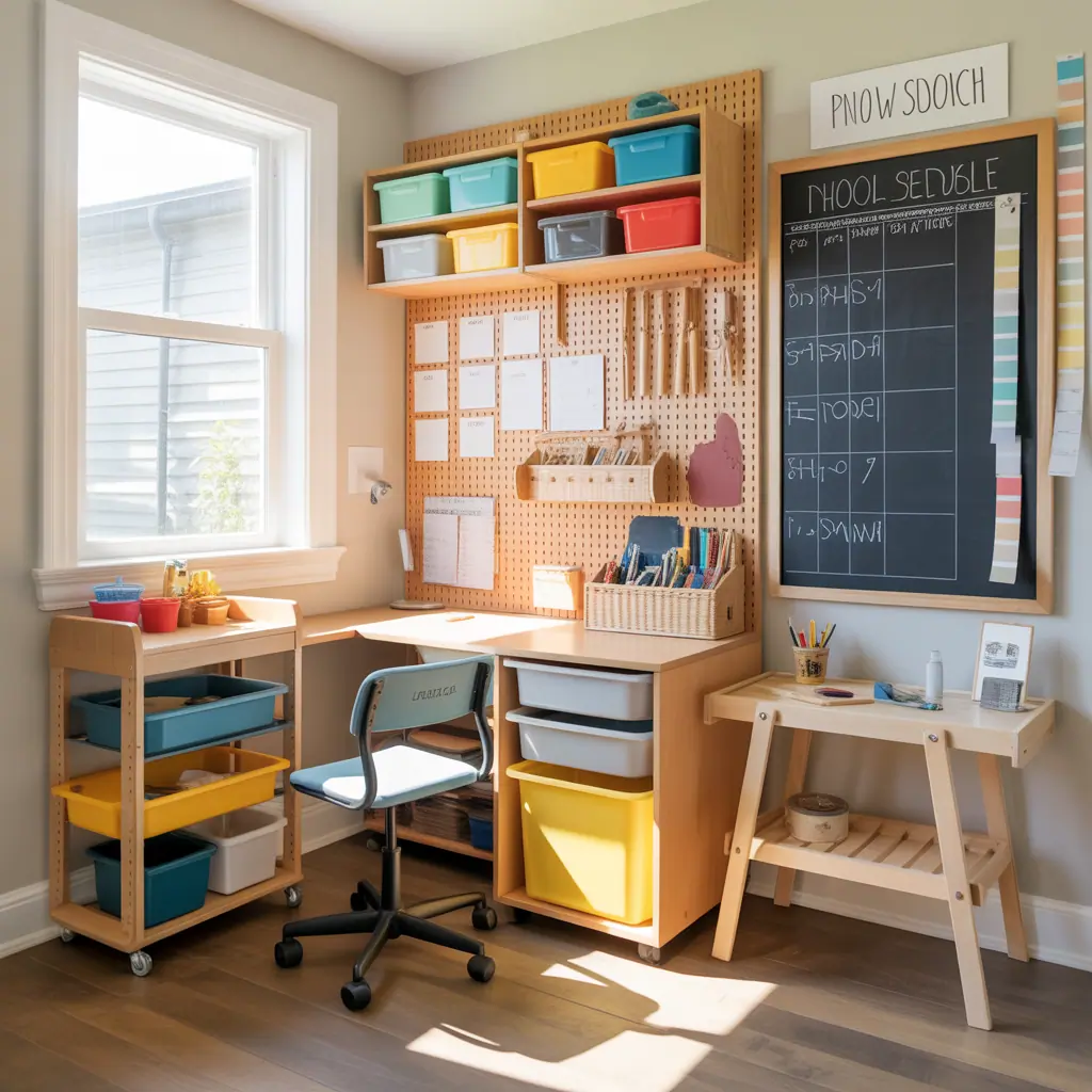 ideas for homeschool organization