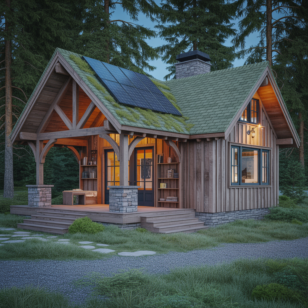 ideas for houses woods