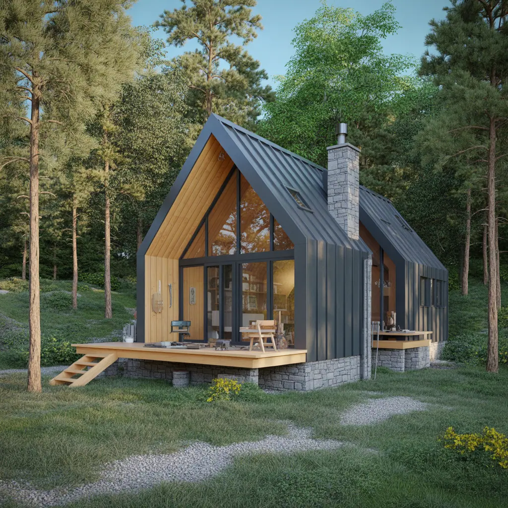 ideas for houses woods