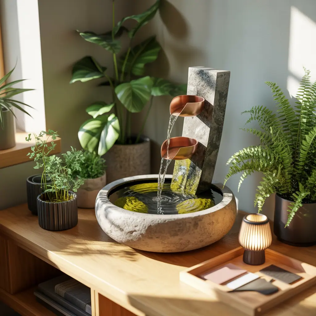 ideas for indoor fountain