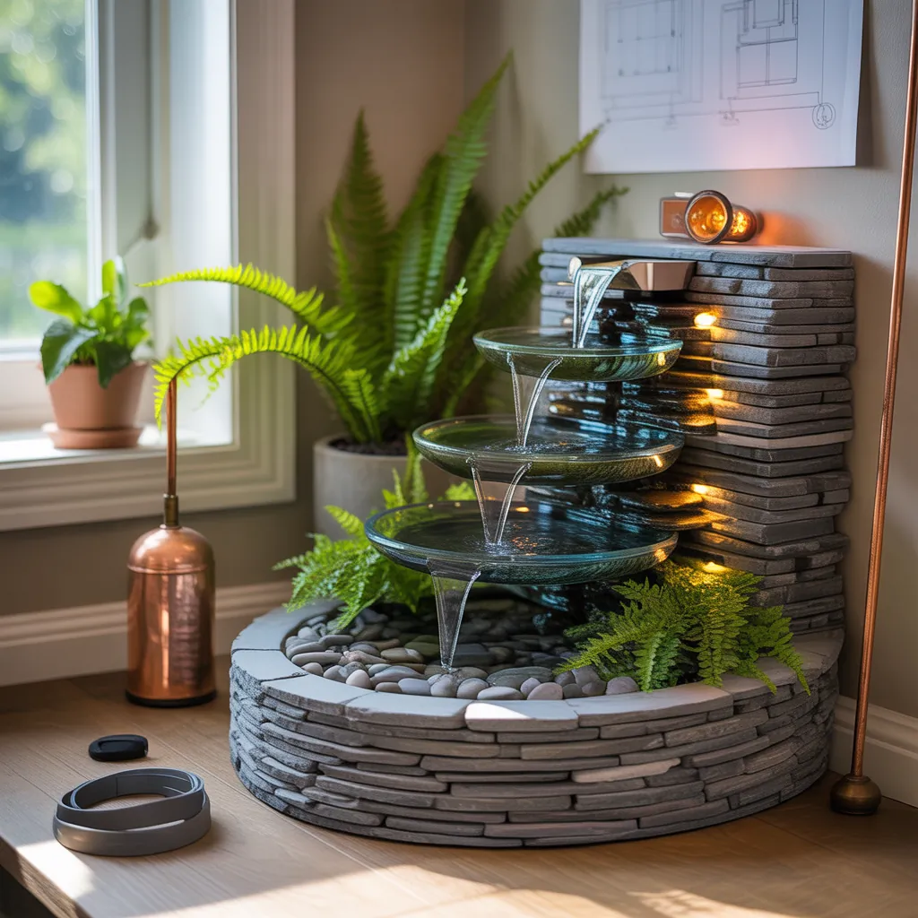 ideas for indoor fountain