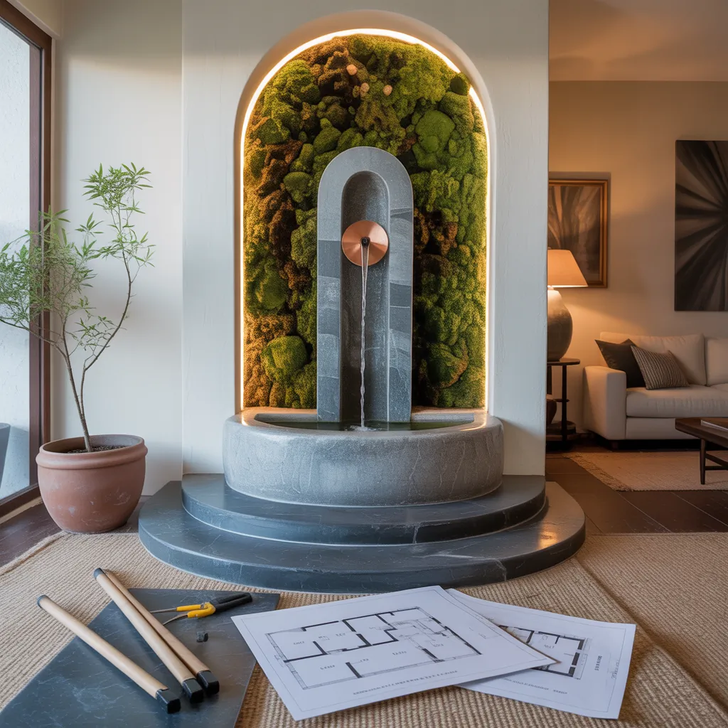 ideas for indoor fountain