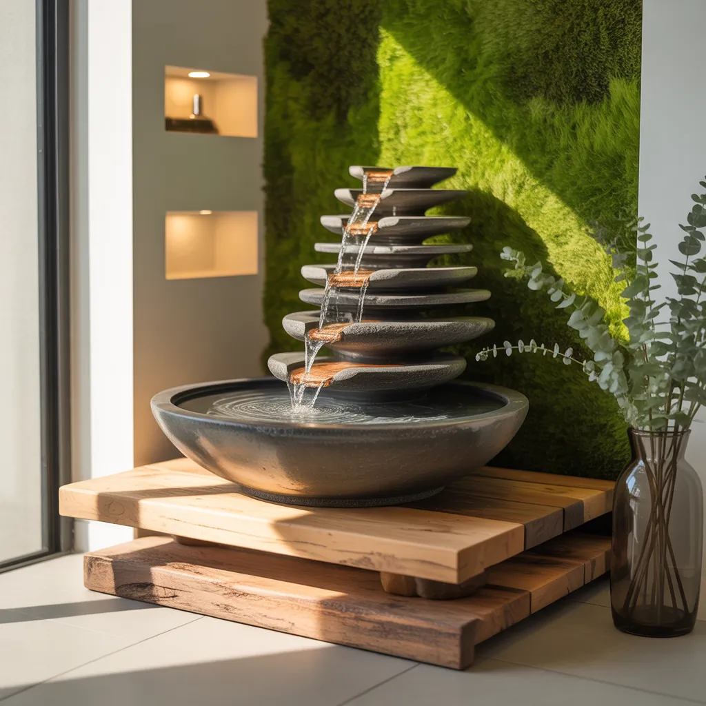 ideas for indoor fountain