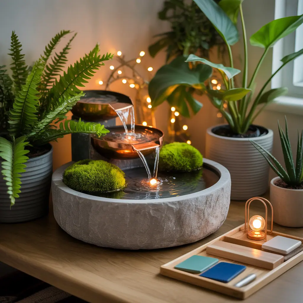 ideas for indoor fountain