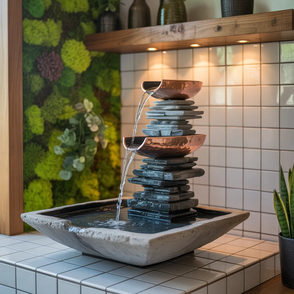 ideas for indoor fountain