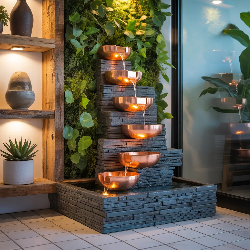 ideas for indoor fountain