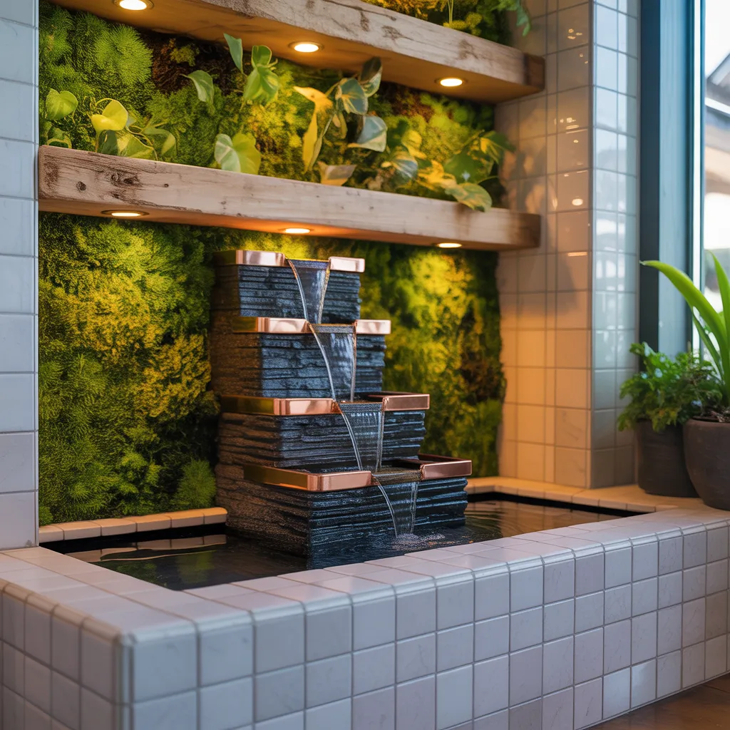 ideas for indoor fountain
