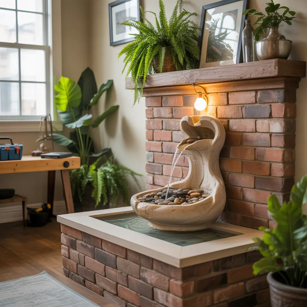 ideas for indoor fountain