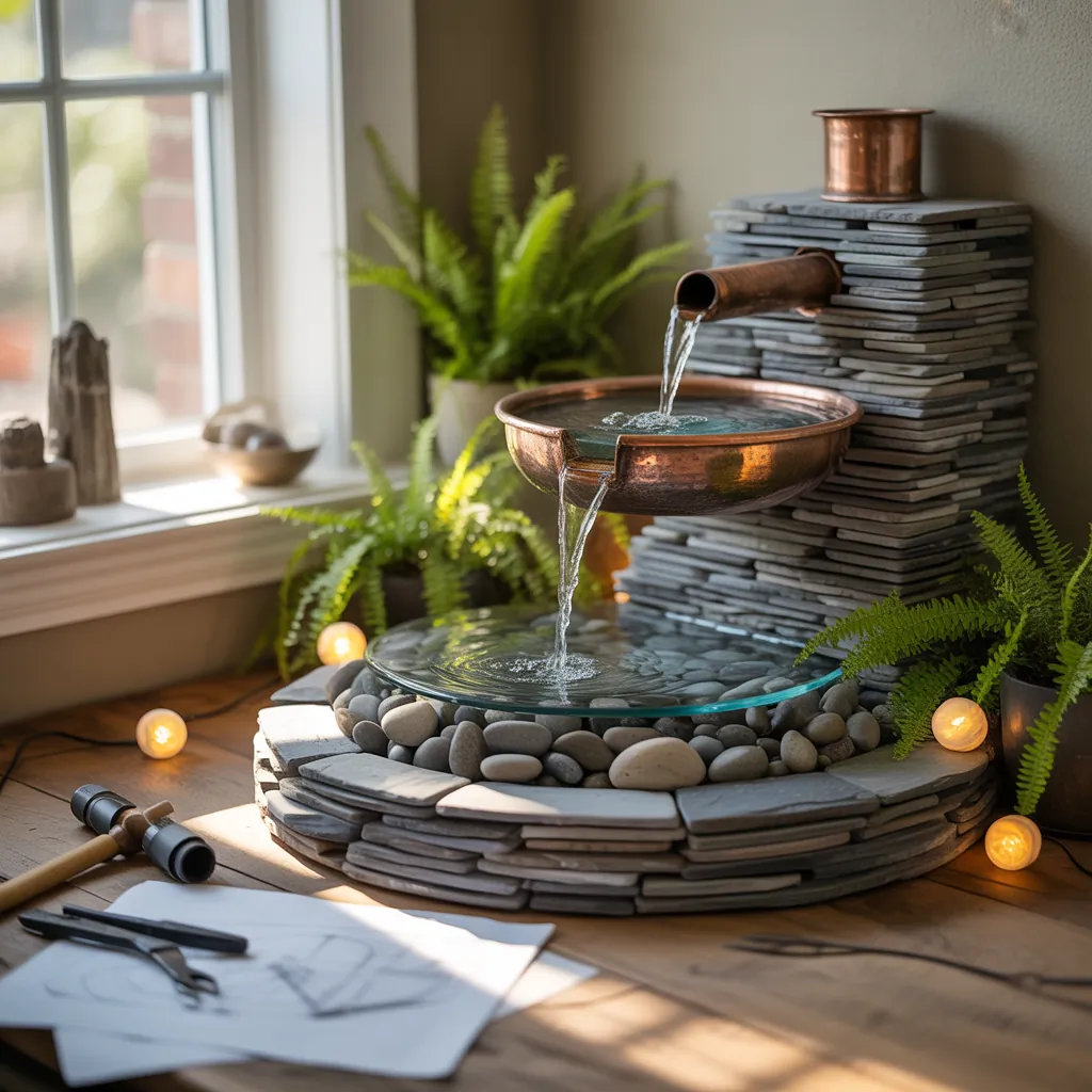 ideas for indoor fountain