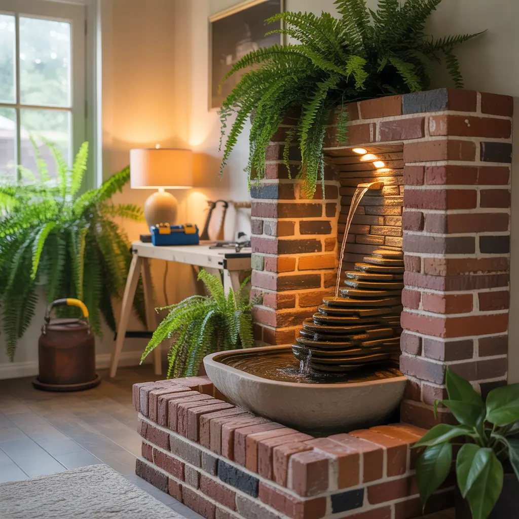ideas for indoor fountain