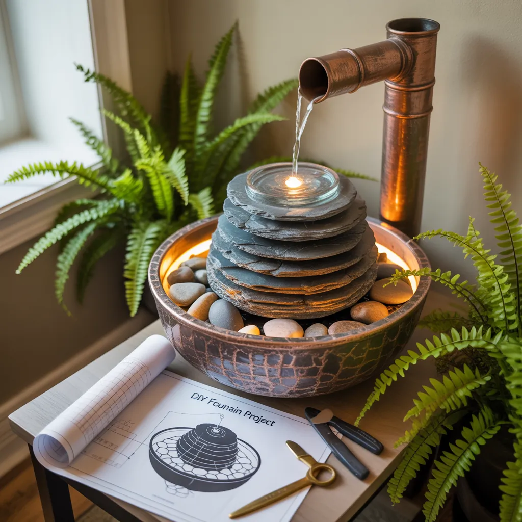 ideas for indoor fountain