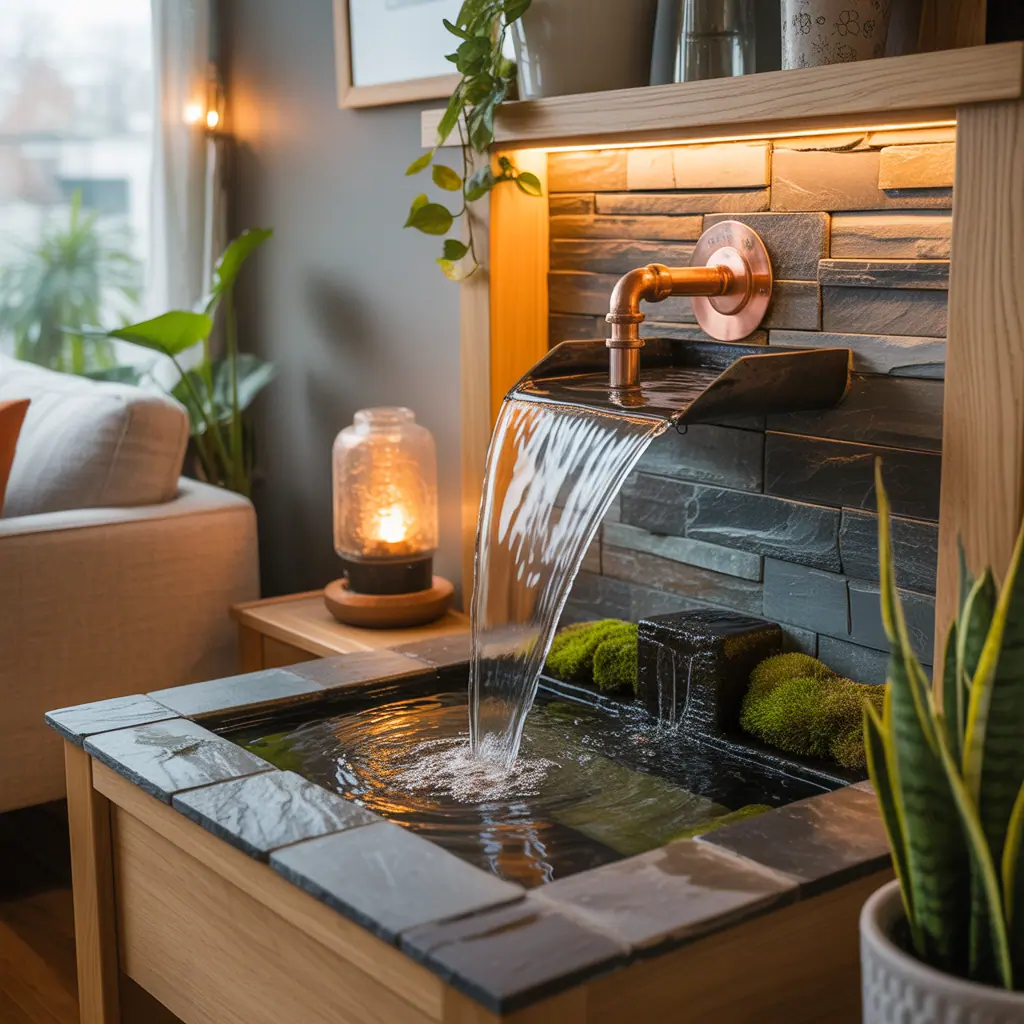 ideas for indoor fountain