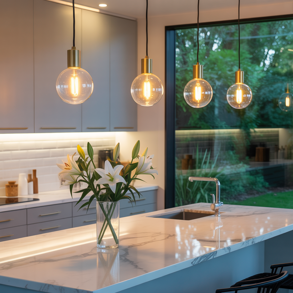 ideas for kitchen island lighting