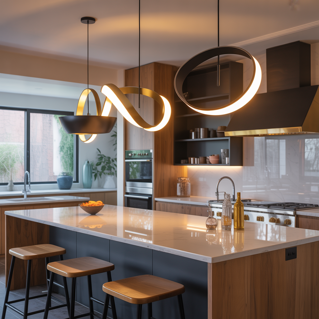 ideas for kitchen island lighting