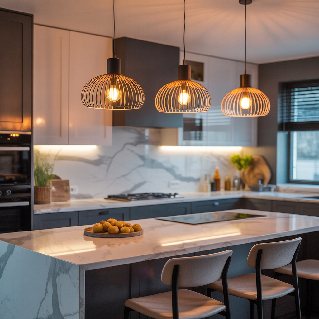 ideas for kitchen island lighting