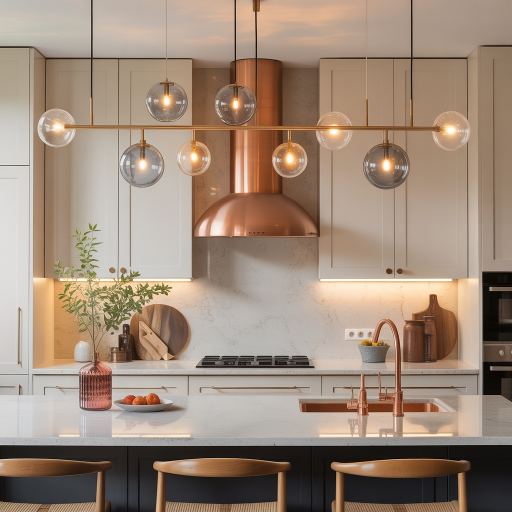 ideas for kitchen island lighting