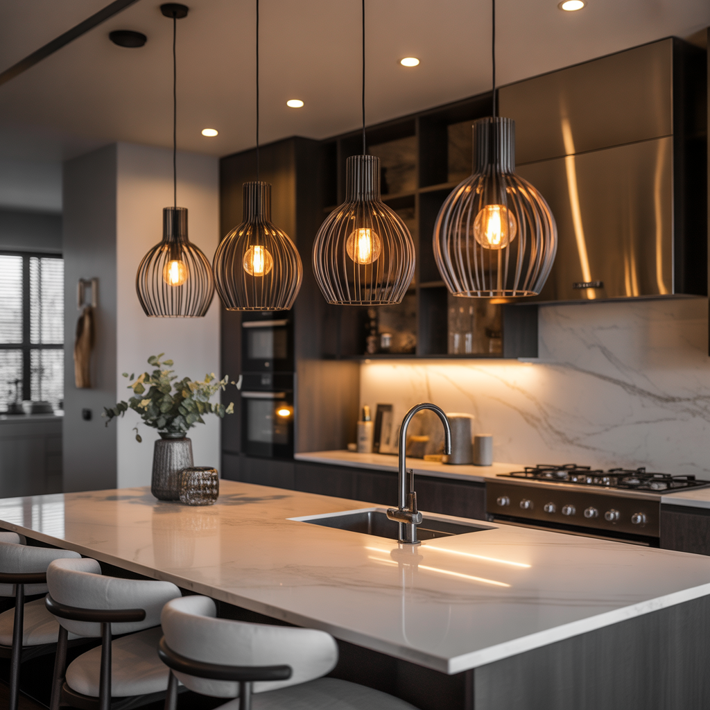 ideas for kitchen island lighting