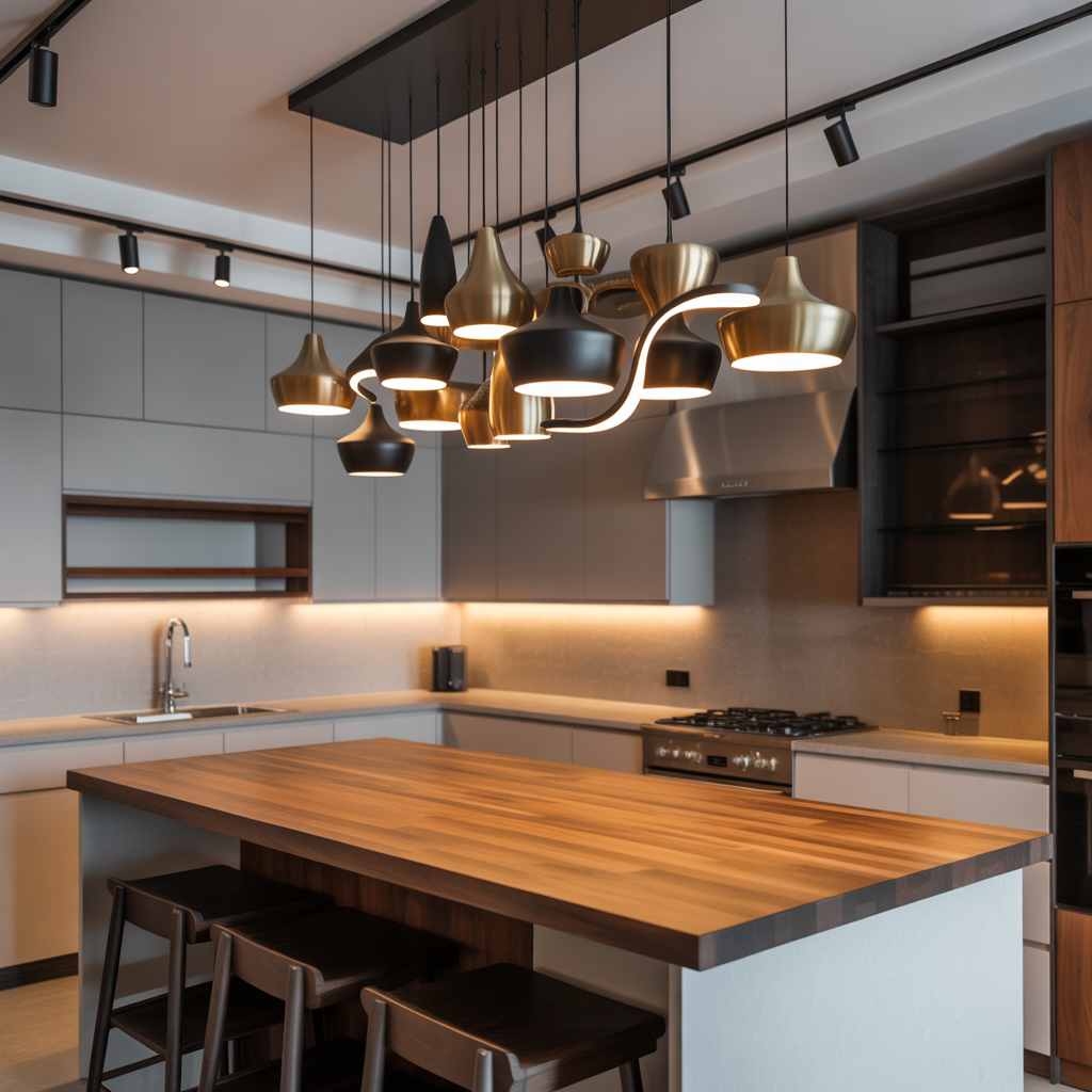 ideas for kitchen island lighting