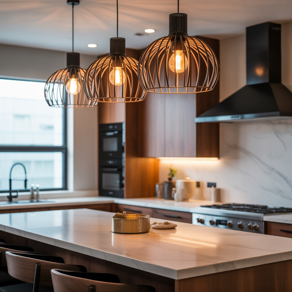 ideas for kitchen island lighting