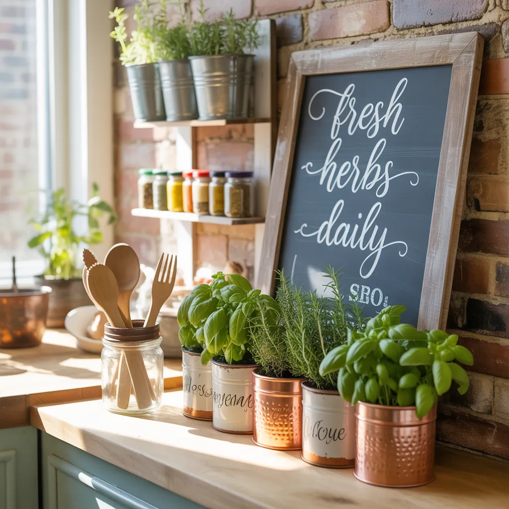 ideas for kitchen window sill decor