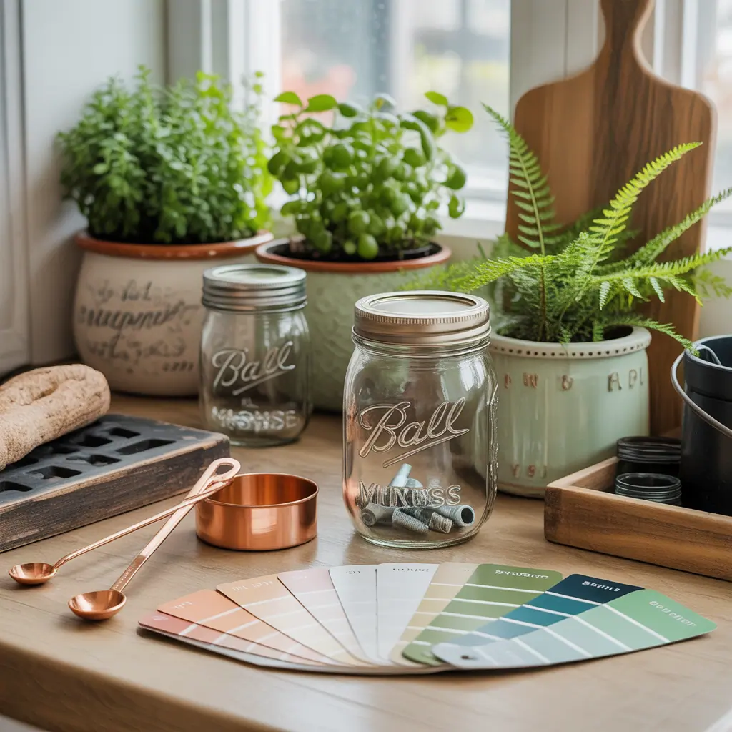 ideas for kitchen window sill decor