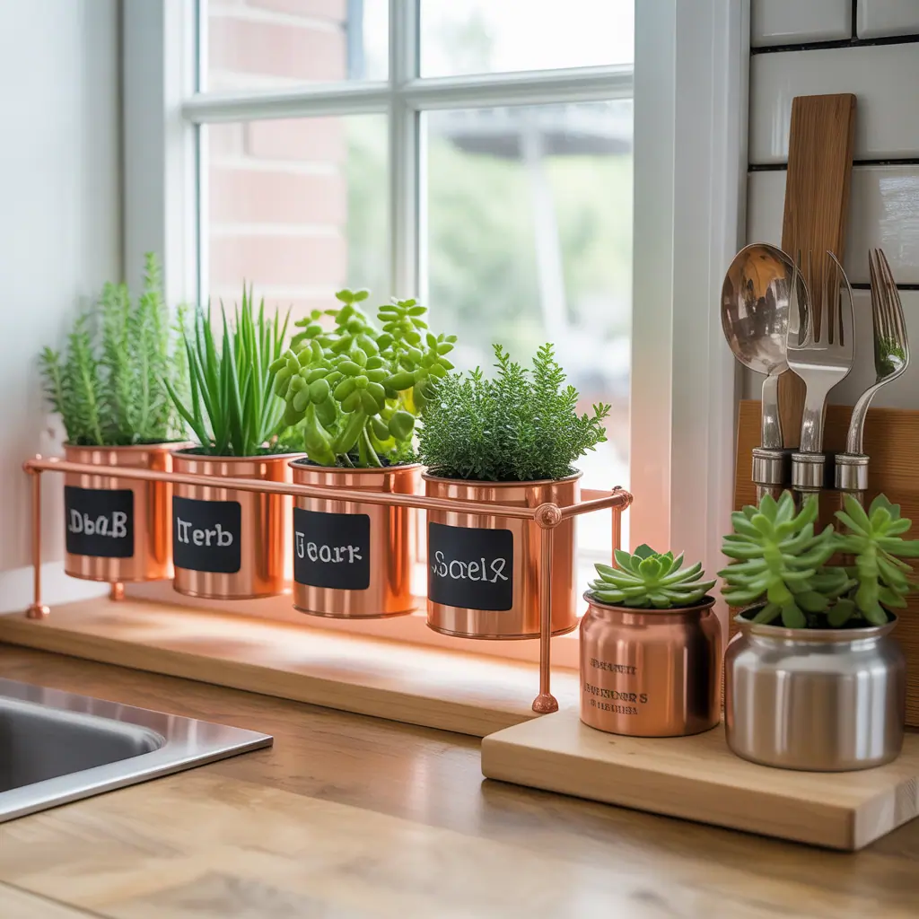 ideas for kitchen window sill decor
