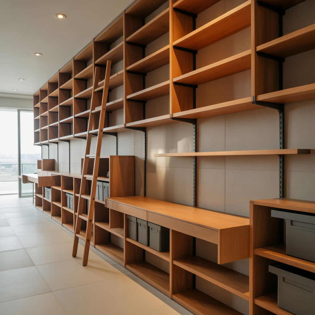ideas for large book shelf