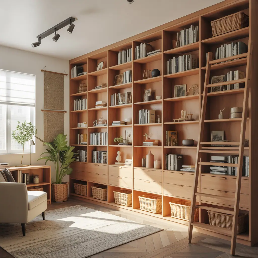 ideas for large book shelf