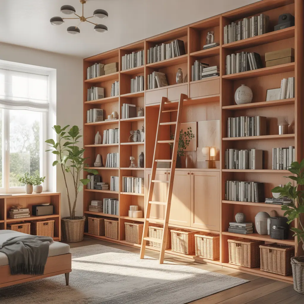 ideas for large book shelf
