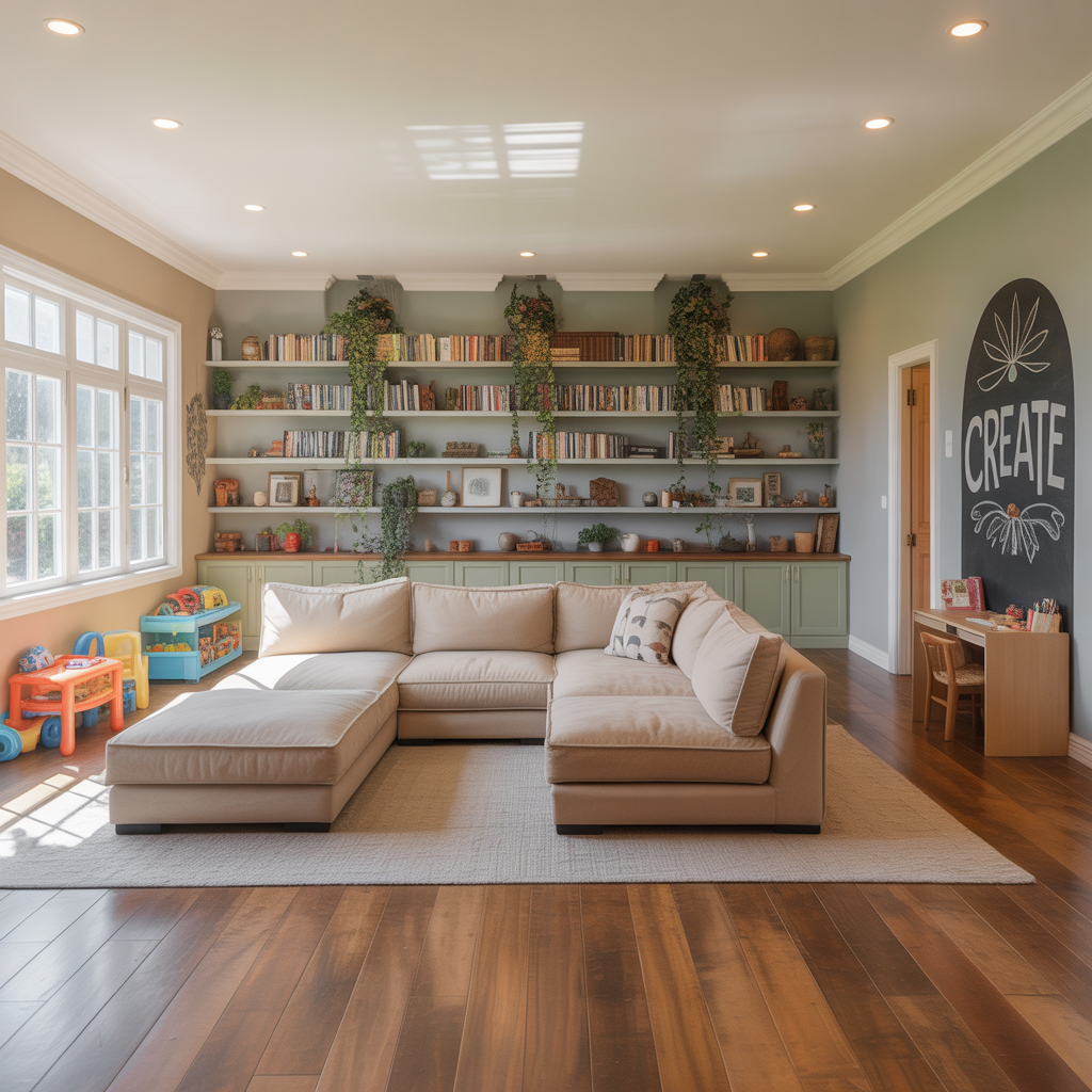 ideas for large family room